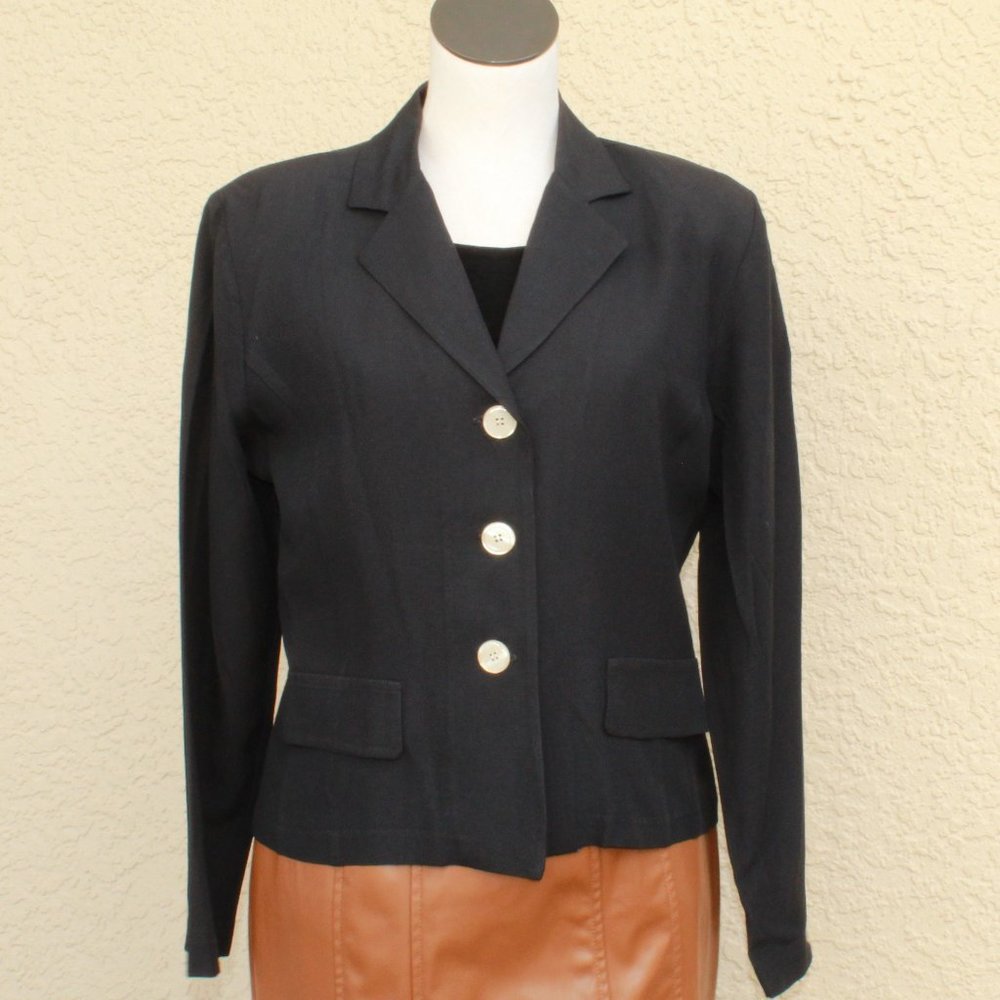 First Option Black Blazer Jacket